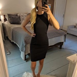 Dark grey work dress